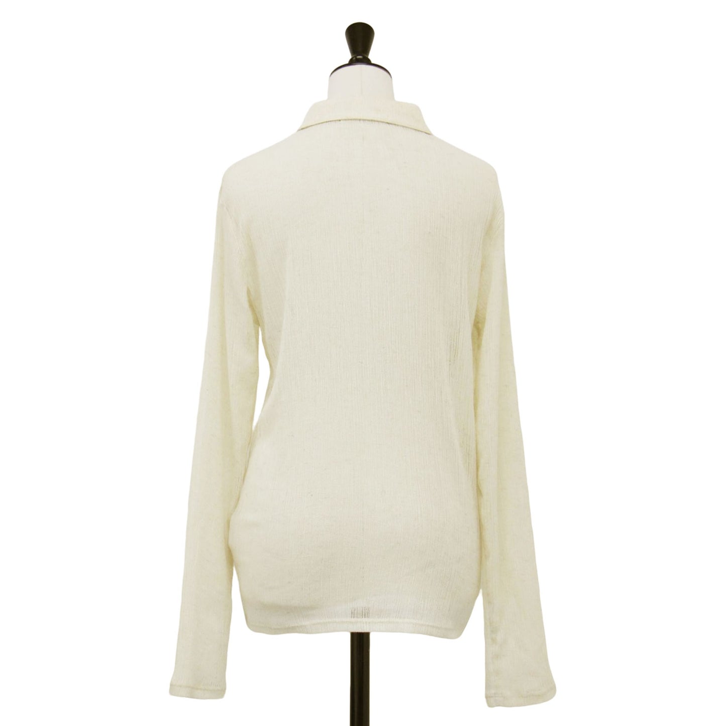 24春夏 楊柳 シャツ カーディガン / ブラウス 長袖 シアー リネン