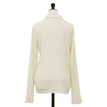 24春夏 楊柳 シャツ カーディガン / ブラウス 長袖 シアー リネン