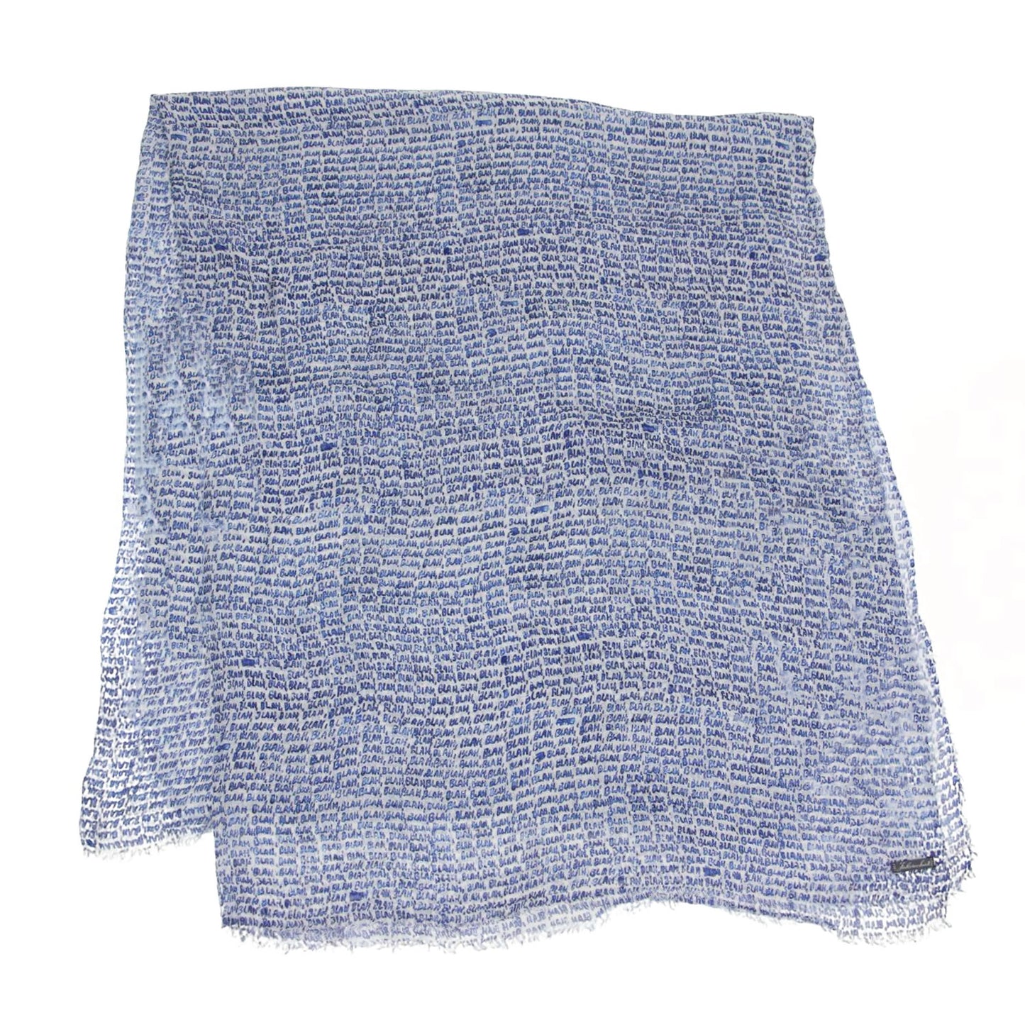 メッセージ プリント モダール カシミヤ ストール / MINA 大判