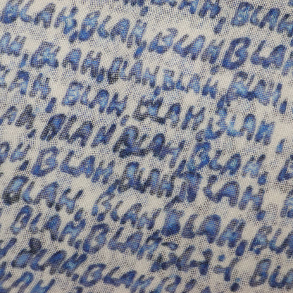 メッセージ プリント モダール カシミヤ ストール / MINA 大判