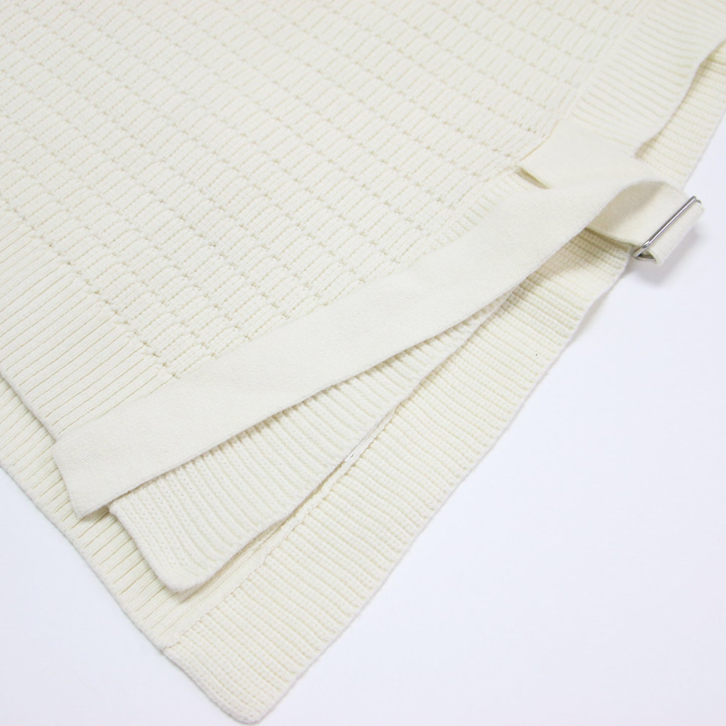 25春夏 ハイブリッドコットン クルーネック ベスト / ニット 12025102105 ノースリーブ 振り柄