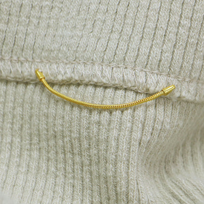 20春夏 リブ カットソー タイト スカート / cut and sewn 膝丈 ウエストゴム ストレッチ コットン