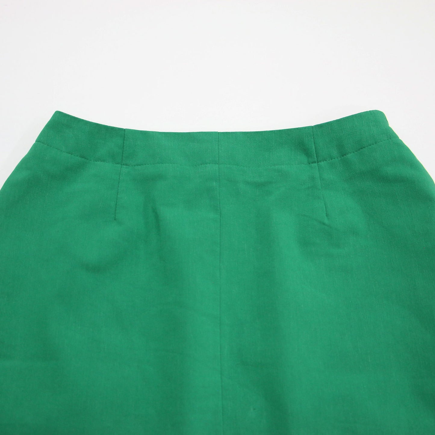 24春夏 リネン レーヨン ストレッチ バックペプラム スカート / 膝丈 セミフレア リネン