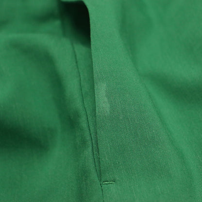 24春夏 リネン レーヨン ストレッチ バックペプラム スカート / 膝丈 セミフレア リネン