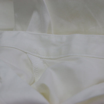 23秋冬 ハイカウントサテン パフスリーブ ワンピース / ドレス 長袖 バンドカラー ギャザー フレア ストレッチ