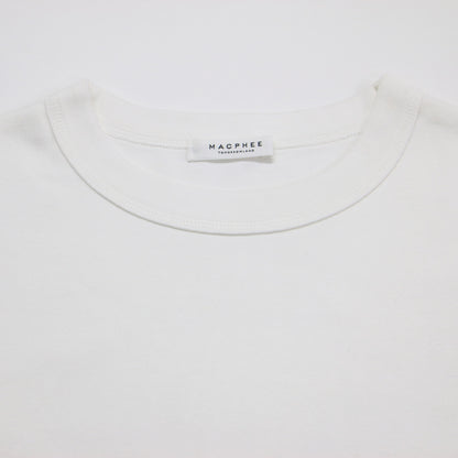 25春夏 シルキー ジャージー ハーフスリーブ プルオーバー / Tシャツ クルーネック 無地 コットン