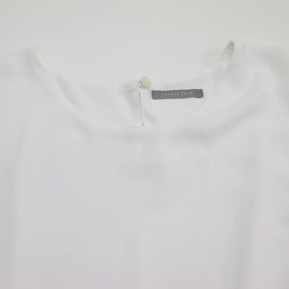 21春夏 ハーフスリーブ フレア ブラウス / Pearl GGT Elida プルオーバー クルーネック Aライン