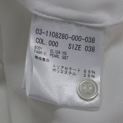 21春夏 ハーフスリーブ フレア ブラウス / Pearl GGT Elida プルオーバー クルーネック Aライン