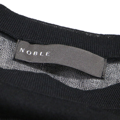 25春夏 シアー プルオーバー / ニット 長袖 ロングスリーブ クルーネック ワイド リブ