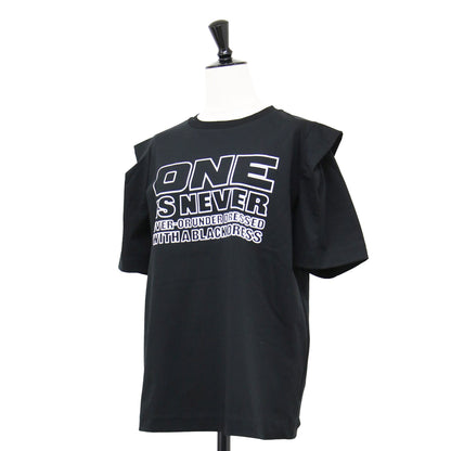 25春夏 ショルダー タック カットソー / Shoulder Tuke Tシャツ  カタパッド風 ヴィンテージ風 ロゴ