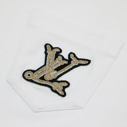 25春夏 ノーティカル ポケット Tシャツ / カットソー 半袖 ロゴ 刺繍 コットン