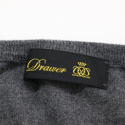 24秋冬 18G カシミヤ シルク クルーネック ニット / FALL1 プルオーバー 長袖 ハイゲージ