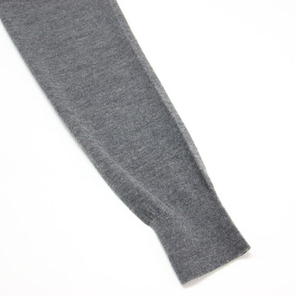 24秋冬 18G カシミヤ シルク クルーネック ニット / FALL1 プルオーバー 長袖 ハイゲージ