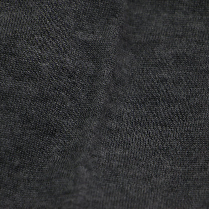 24秋冬 18G カシミヤ シルク クルーネック ニット / FALL1 プルオーバー 長袖 ハイゲージ