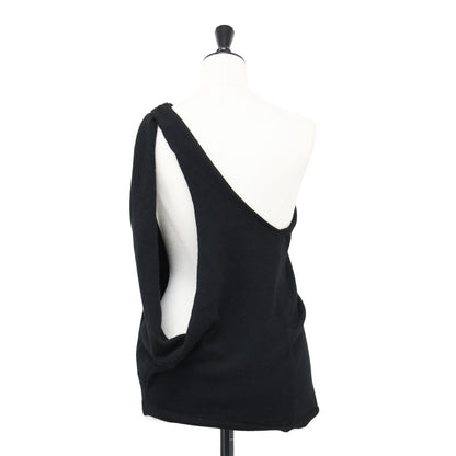 25春夏 ワンショルダー ニット / Sculptural open back top 25080250001410 / プルオーバー コンパクト ウール