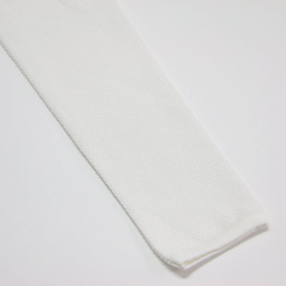 24春夏 メッシュ ジップ カーディガン / プルオーバー 長袖 ショート丈 クルーネック コンパクト ニットライク