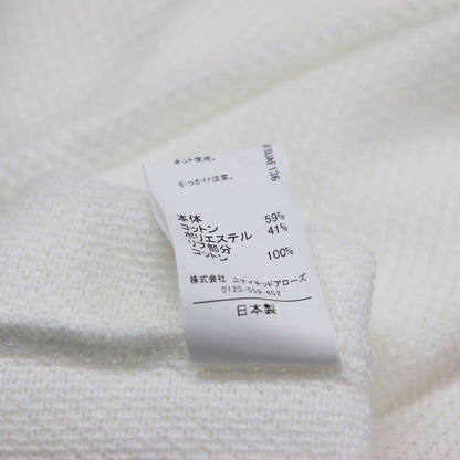 24春夏 メッシュ ジップ カーディガン / プルオーバー 長袖 ショート丈 クルーネック コンパクト ニットライク