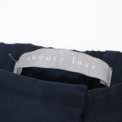 22秋冬 スリム テーパードパンツ / LIVE2 CAROL スラックス センタープレス ギャザー