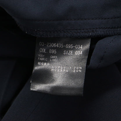 22秋冬 スリム テーパードパンツ / LIVE2 CAROL スラックス センタープレス ギャザー