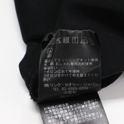 バンドカラー ブラウス / シャツ 長袖 胸ポケット スリット