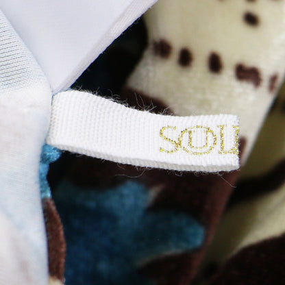 22秋冬 ブライトベロアプリント ナローパンツ / ワイドパンツ ウエストゴム 総柄 フレア