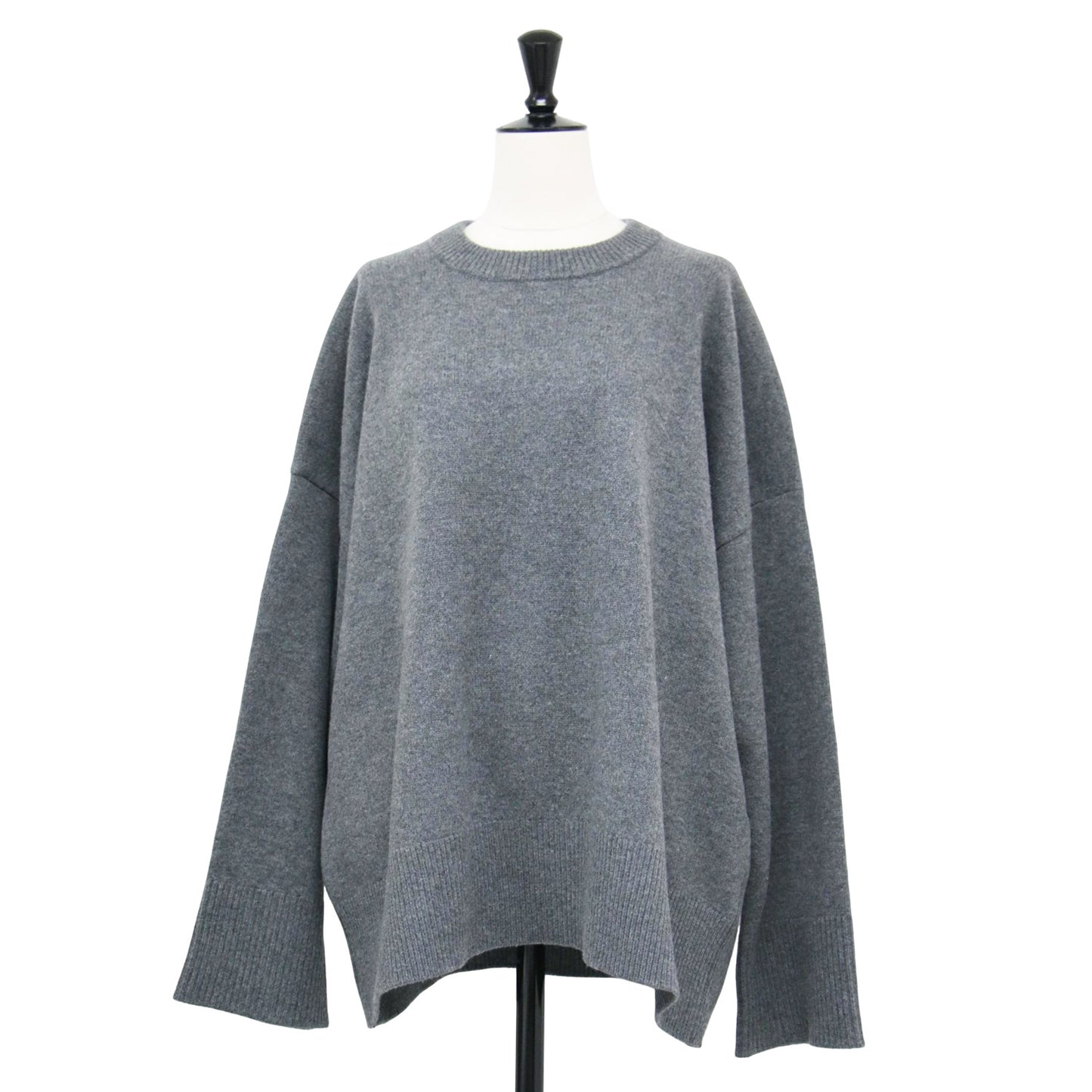 22秋冬 クルーネック プルオーバー / Aries ニット 長袖 クルーネック オーバーサイズ リブ ウール