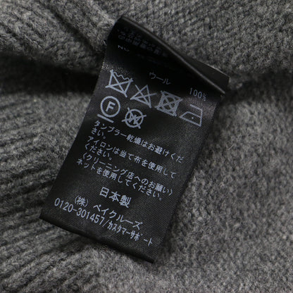 22秋冬 クルーネック プルオーバー / Aries ニット 長袖 クルーネック オーバーサイズ リブ ウール