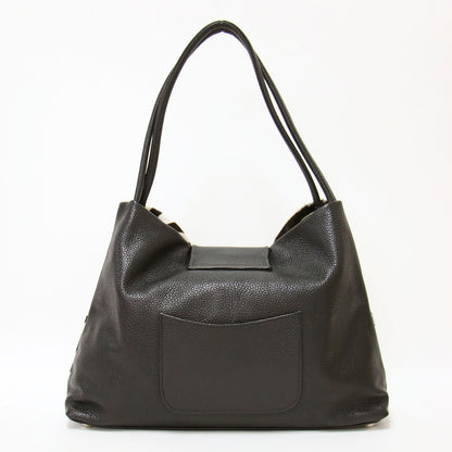 ゼブラ ハラコ トートバッグ / ハンドバッグ 肩掛け レザー 本革