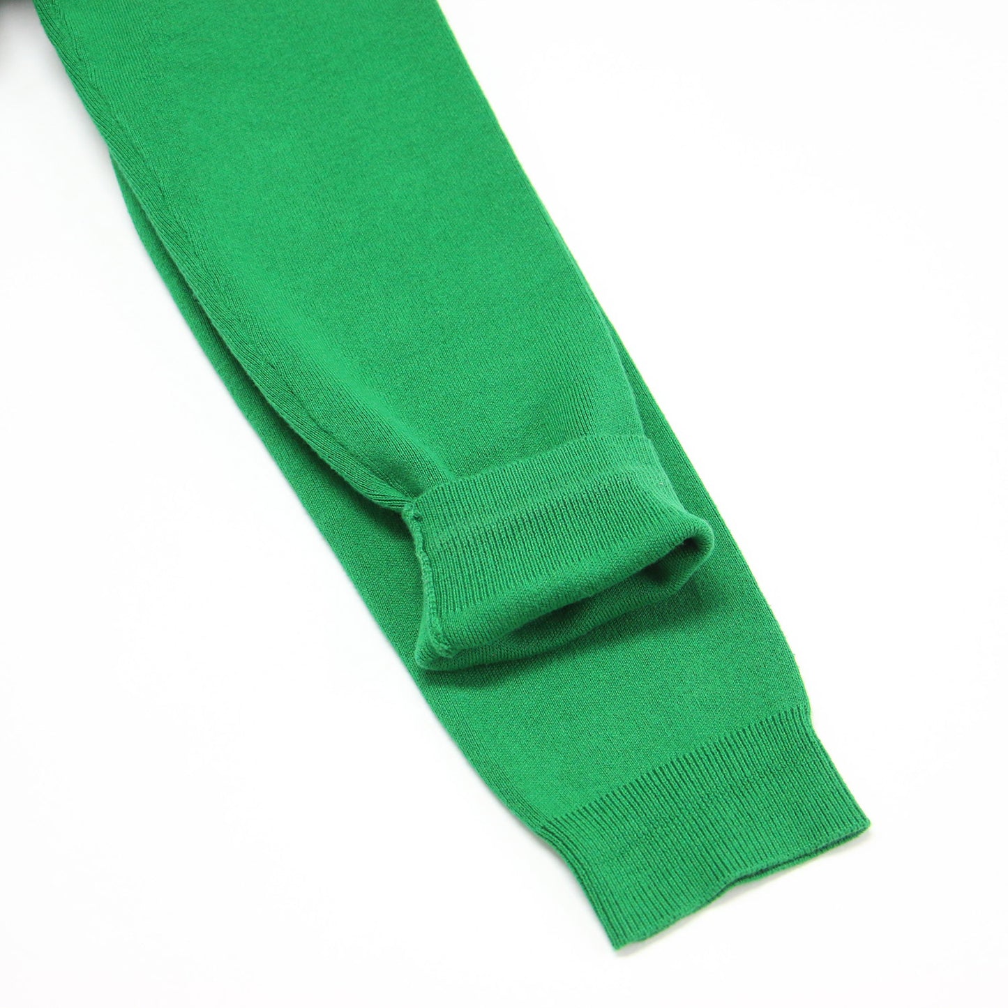 コットンカシミヤ クルーネック カーディガン / ニット 長袖 コンパクト ポケット