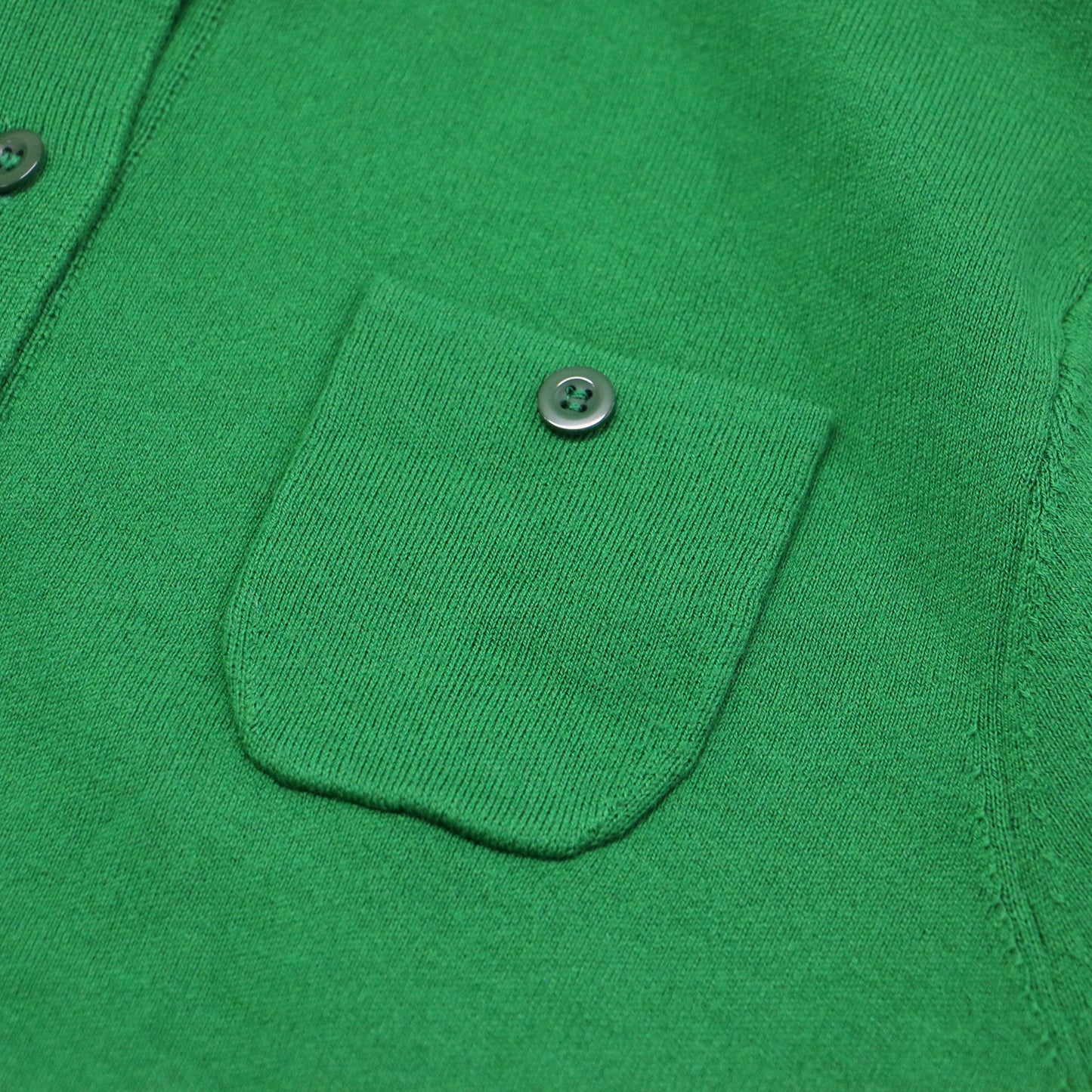 コットンカシミヤ クルーネック カーディガン / ニット 長袖 コンパクト ポケット