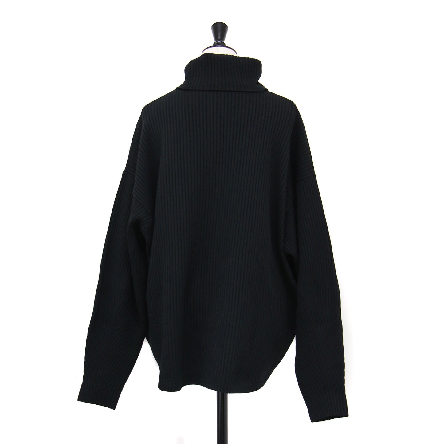 リンクスウール タートルネック プルオーバー / ニット 長袖 オーバーサイズ ドロップショルダー