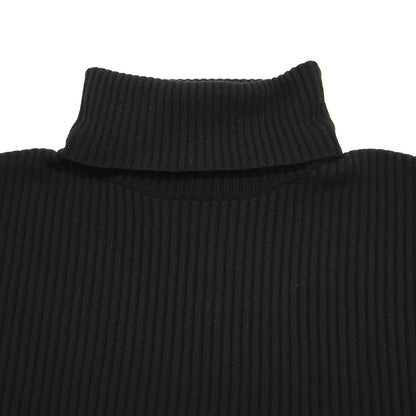 リンクスウール タートルネック プルオーバー / ニット 長袖 オーバーサイズ ドロップショルダー