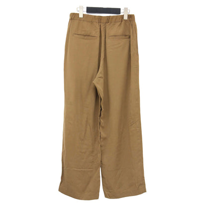 24秋冬 ドロスト ストレートパンツ / ワイド ウエストゴム プルオン キュプラ