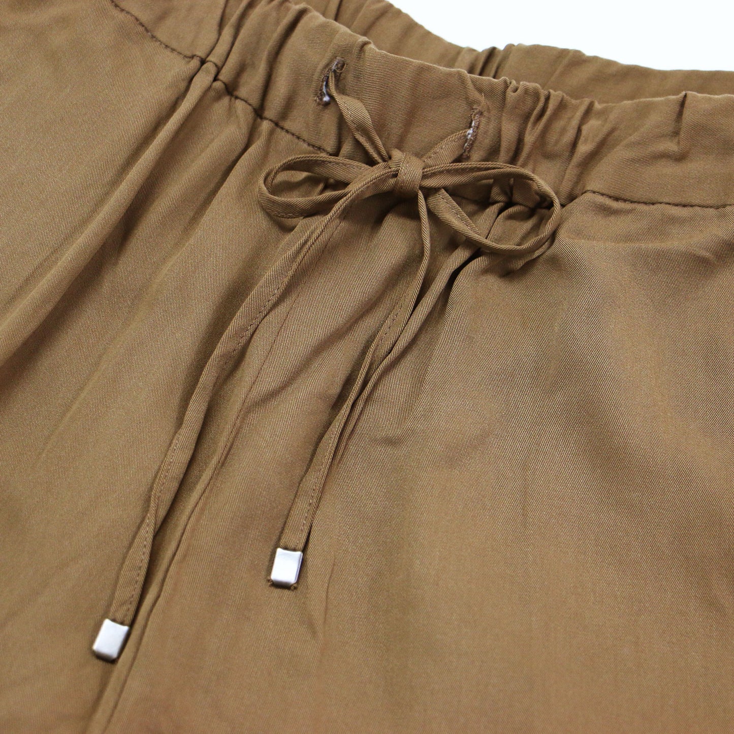 24秋冬 ドロスト ストレートパンツ / ワイド ウエストゴム プルオン キュプラ