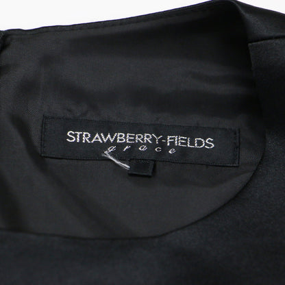 25春夏 グラッセ レース フレア ノースリーブ ドレス / ワンピース 膝丈 刺繍 シアー バイカラー オーガンジー サテン