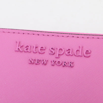 レザー ラウンドジップ ロングウォレット / 長財布 ロゴ