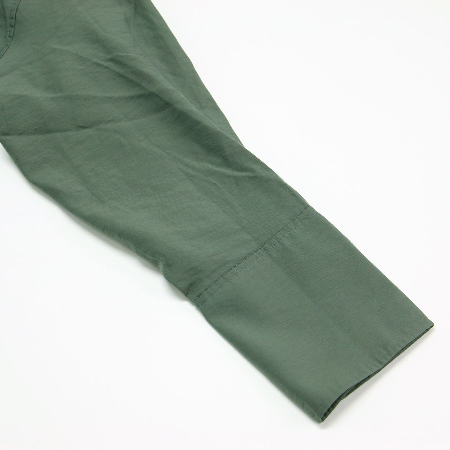 24秋冬 シアー タンブラー シャツ / ブラウス 長袖 クロップド丈 Aライン フレア 接触冷感