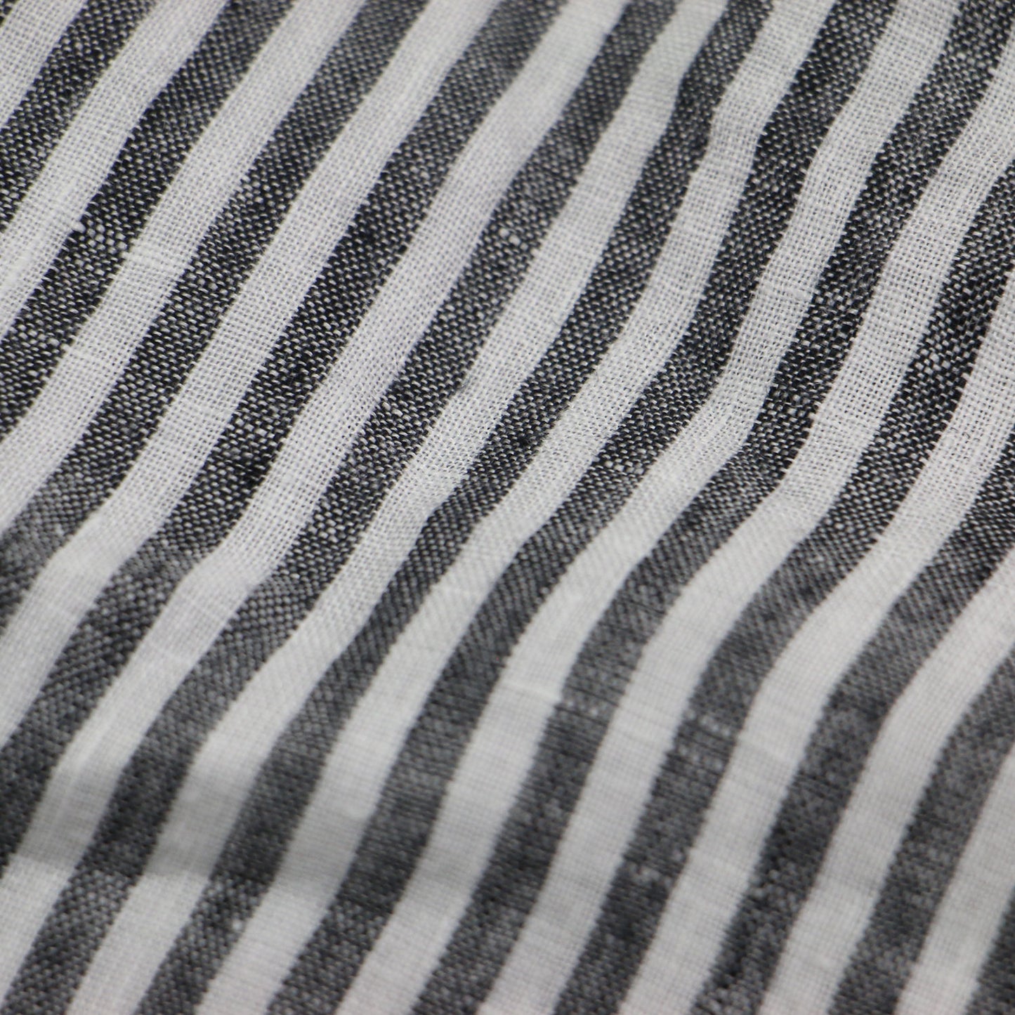 22春夏 ストライプ ベーシックシャツ / LIBECO ブラウス 長袖 オーバーサイズ リネン