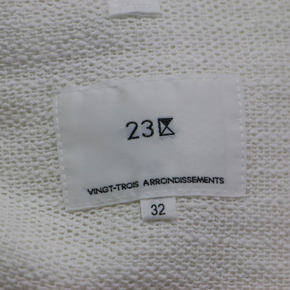 25春夏 サマーツイード ジャケット / ボレロ 長袖 クルーネック メタルボタン コンパクト コットン