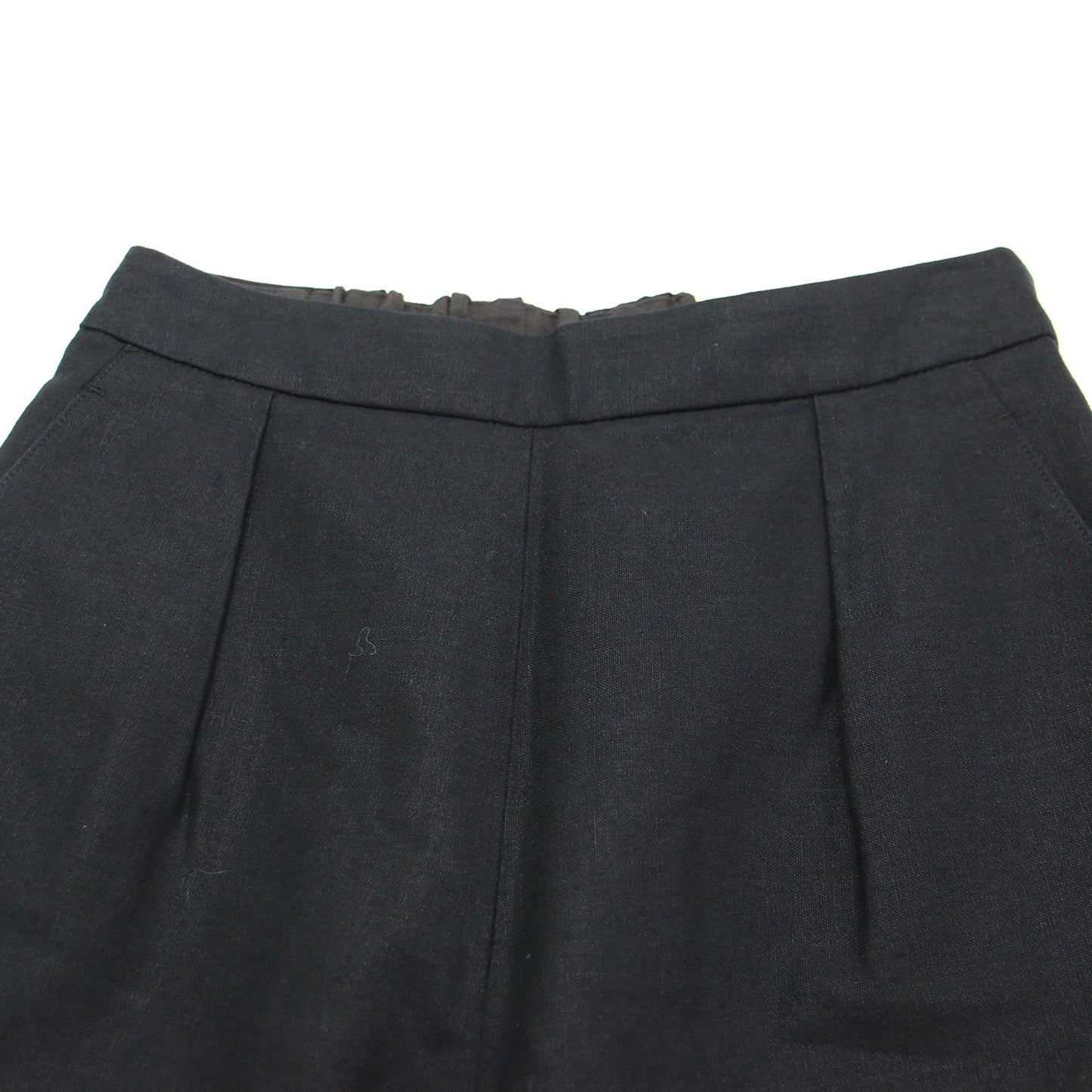 24春夏 リネン エンブロイダリー ワイドパンツ / フルレングス フレア ストレート タック コットン