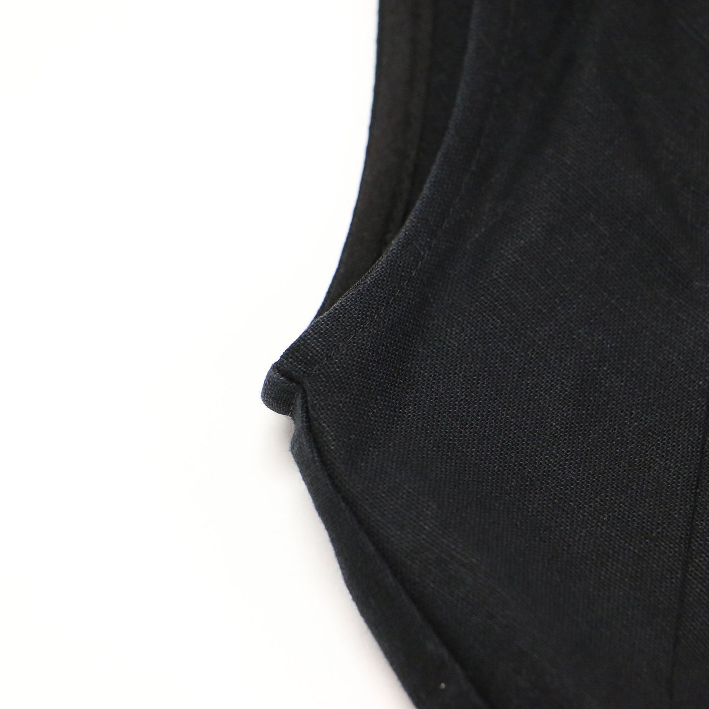 24春夏 リネン エンブロイダリー キャミソール / ブラウス ノースリーブ レース 刺繍 ワイド コットン