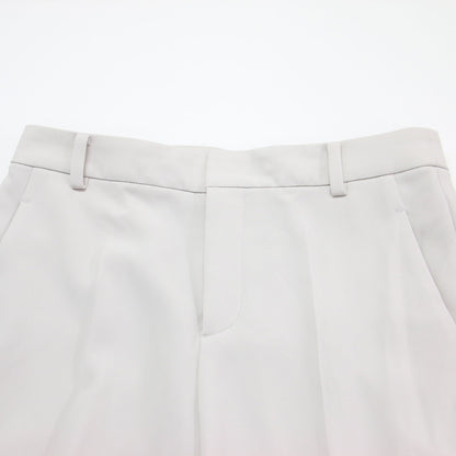 トリアセダブル ジョーゼット パンツ / スラックス テーパード センタープレス ストレッチ