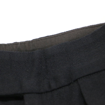 24秋冬 ウール ダブルクロス ワイドパンツ / ハイウエスト 2タック