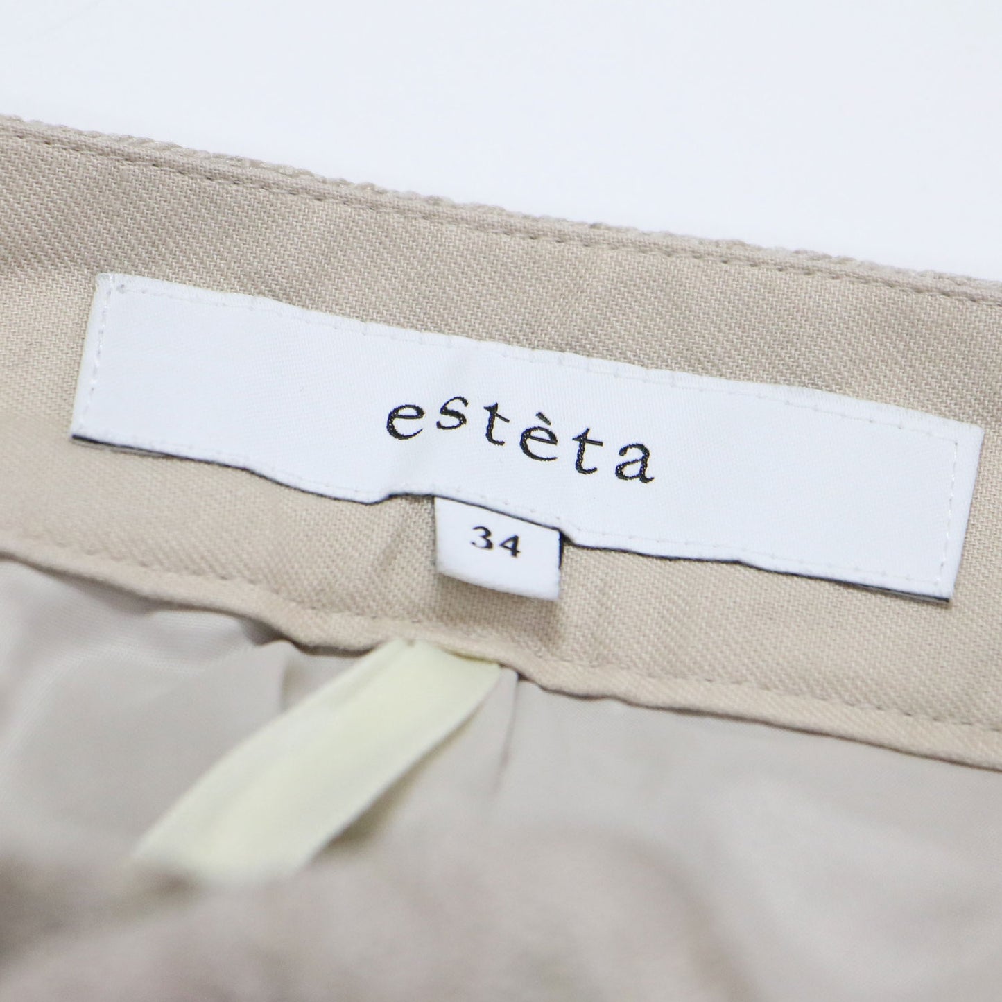 25春夏 シャイニー ジャカード パンツ / テーパード ハイウエスト センタープレス タック