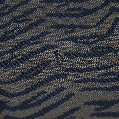 ジャガード テーパードパンツ / デニムパンツ ハイウエスト 5ポケット 総柄 ブランドロゴ ヴィンテージ