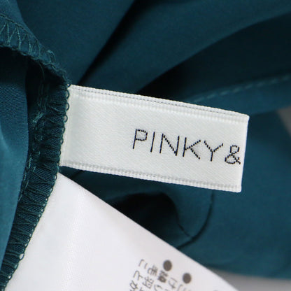 24秋冬 バイカラー ボウタイブラウス / プルオーバー 長袖 リボン フレア タック サテン