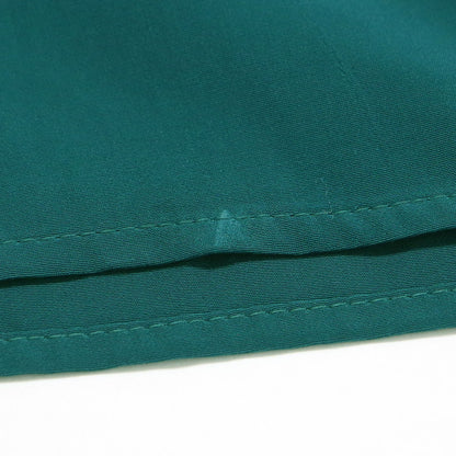 24秋冬 バイカラー ボウタイブラウス / プルオーバー 長袖 リボン フレア タック サテン