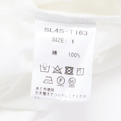 コットン 天竺 UV Tシャツ / カットソー 半袖 クルーネック ストレッチ