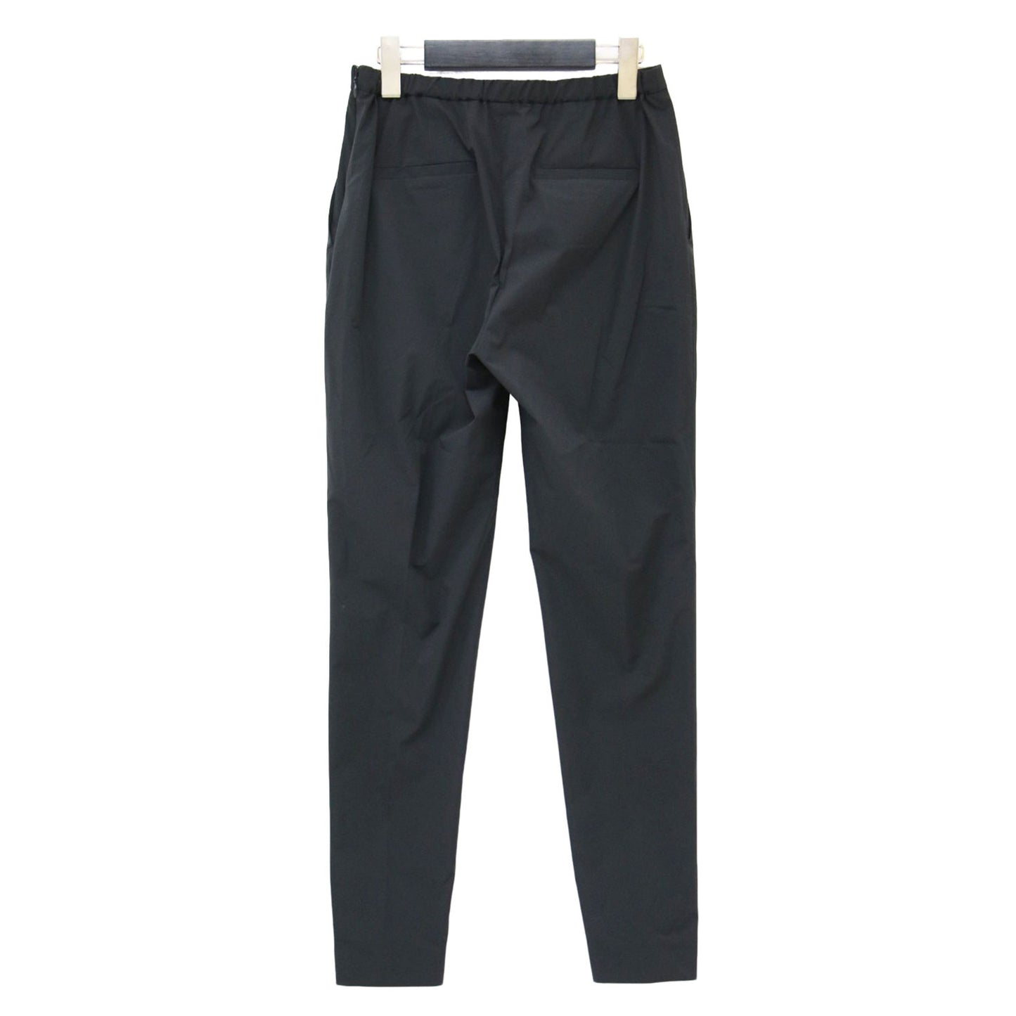 25春夏 ブロード センター スリット パンツ / SOLOTEX テーパードパンツ クロップド丈 ストレッチ