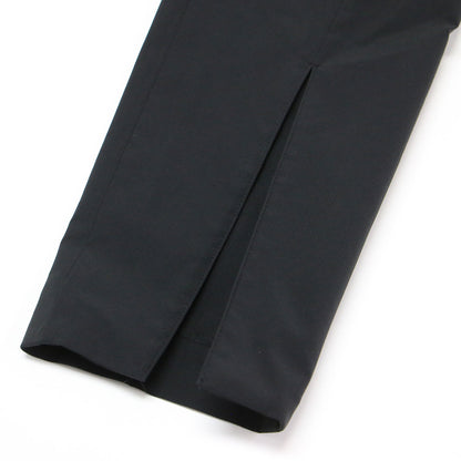 25春夏 ブロード センター スリット パンツ / SOLOTEX テーパードパンツ クロップド丈 ストレッチ